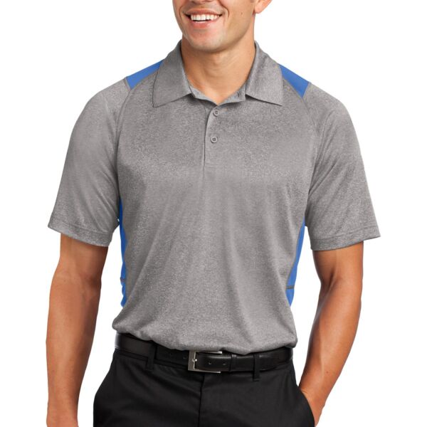 Heather Colorblock Contender ™ Polo Thumbnail