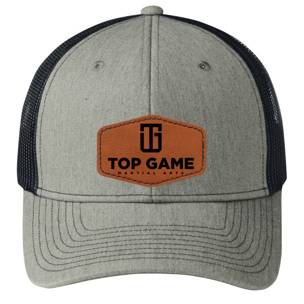 Top Game Leather Patch Hat Thumbnail